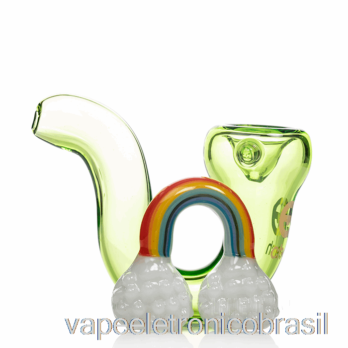 Vape Vaporesso Cheech Vidro Chuva 'n' Arco-íris Tubo De Mão Transparente Verde